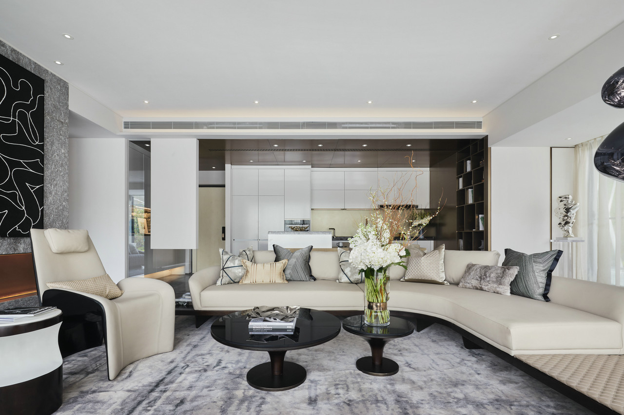 南京150㎡現(xiàn)代輕奢新房裝修，簡(jiǎn)約的線條太精致了!