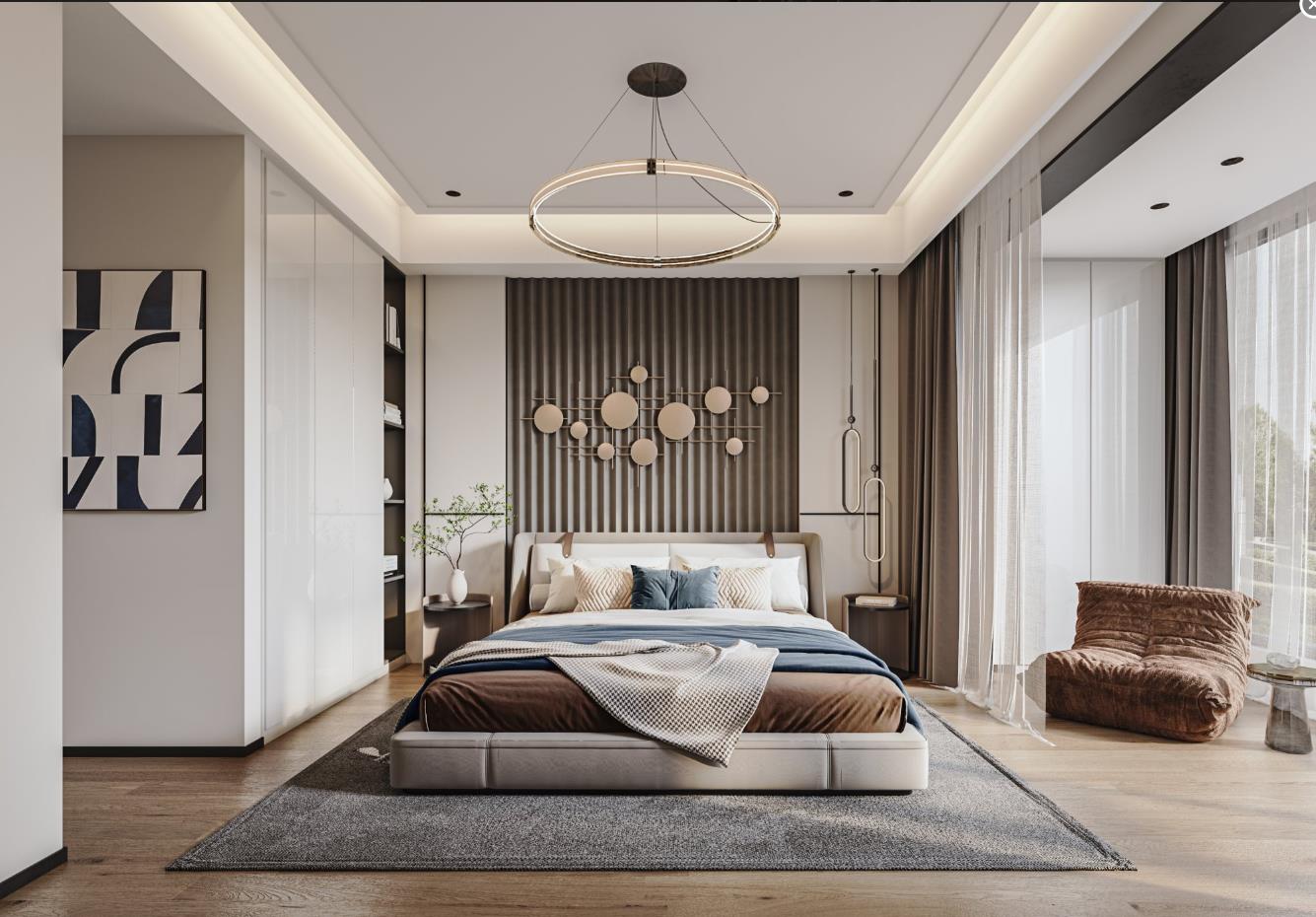 南京現(xiàn)代簡(jiǎn)約風(fēng)格裝修，簡(jiǎn)潔搭配營(yíng)造時(shí)尚舒適感覺(jué)