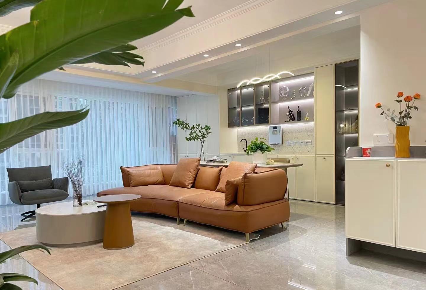 83平新房裝修，現(xiàn)代簡(jiǎn)約風(fēng)設(shè)計(jì)空間感太棒了