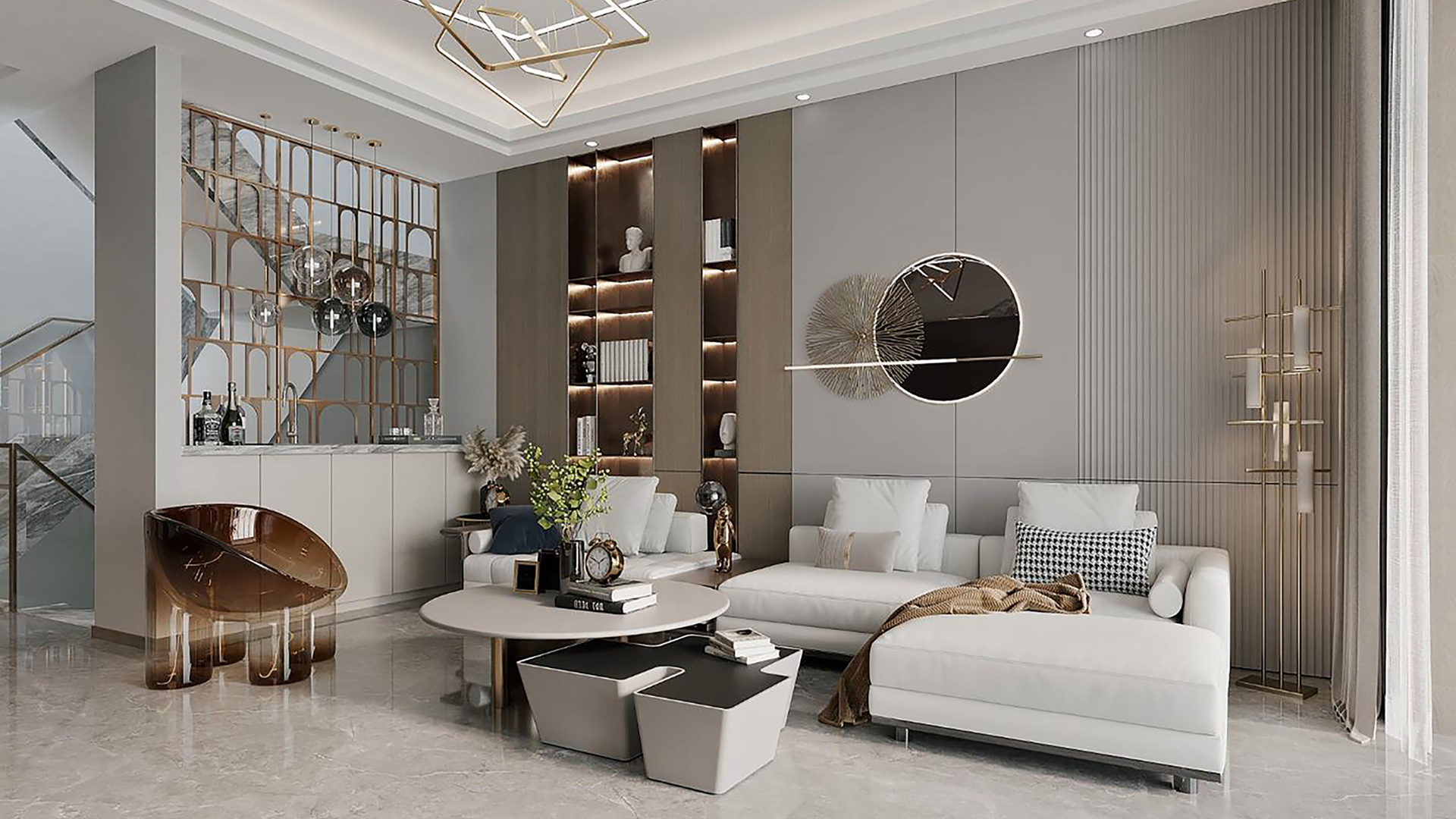 輕奢元素點綴，勾勒精致優(yōu)雅生活氛圍