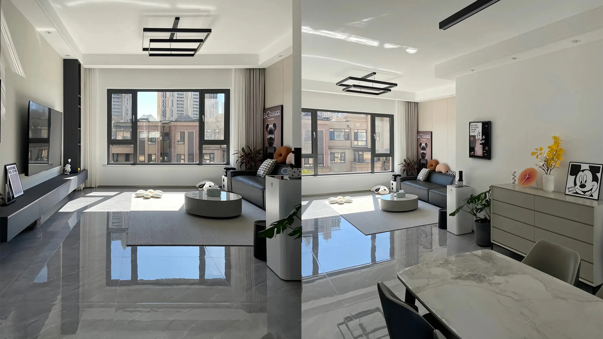 現(xiàn)代簡(jiǎn)約風(fēng) | 中性色調(diào)自然光線的開(kāi)放式優(yōu)雅空間